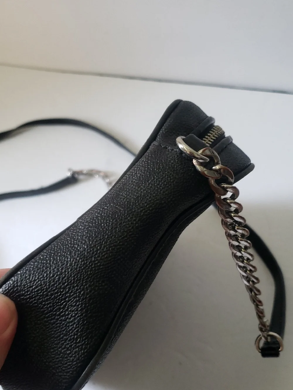Michael Kors Black Monogram Crossbody Bag